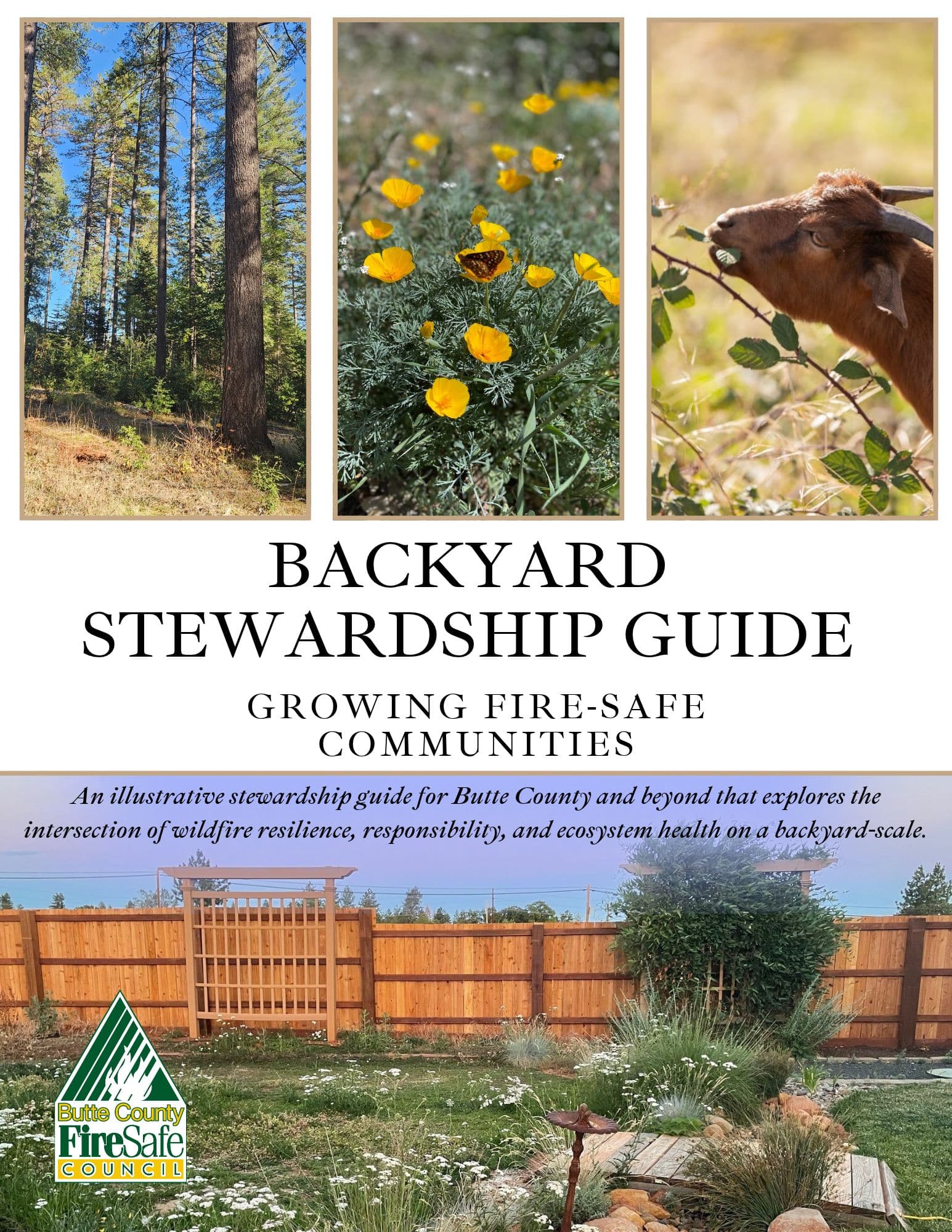 Cover of the Backyard Stewardship Guide: Growing Fire-Safe Communities