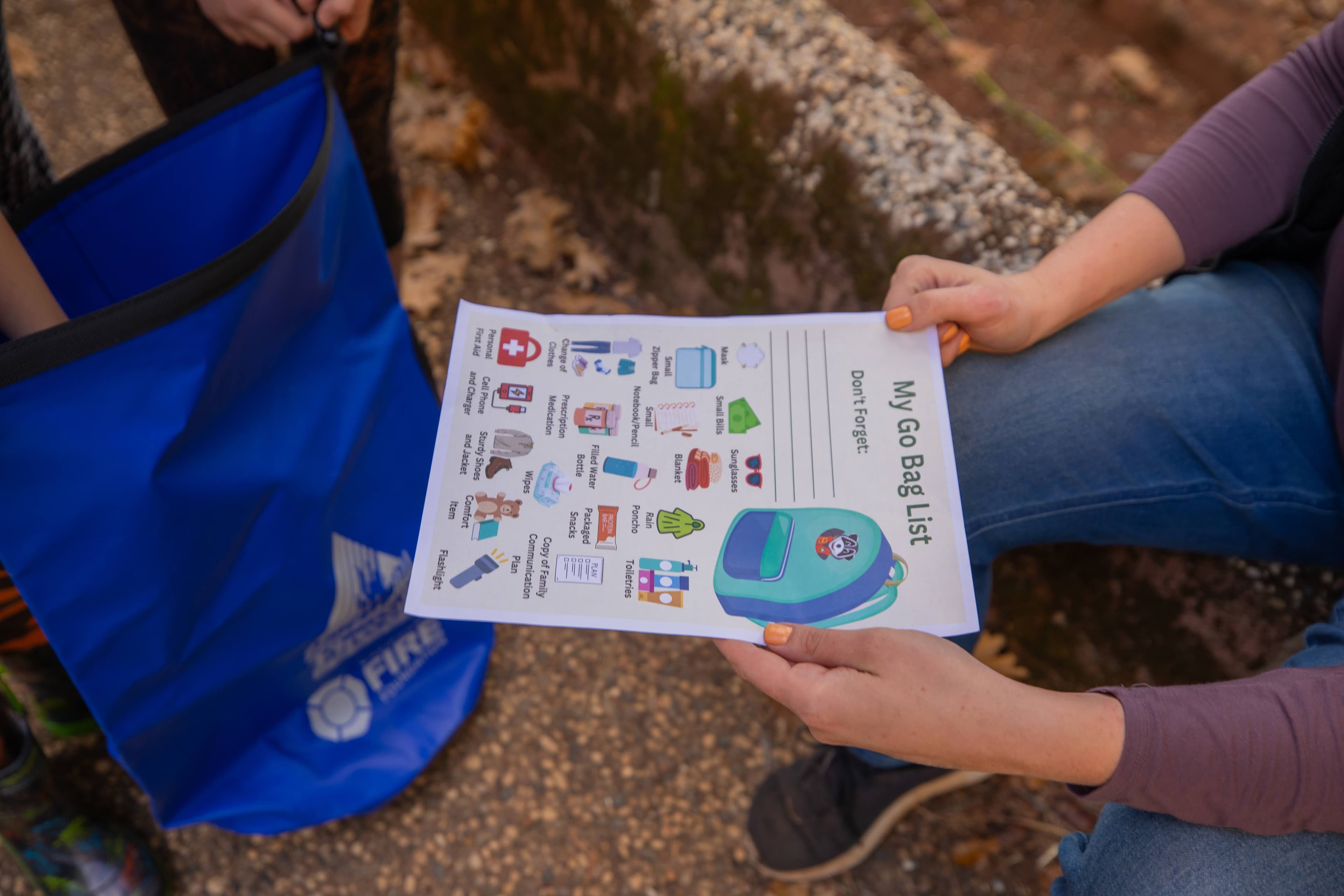 Emergency go bag guide for families