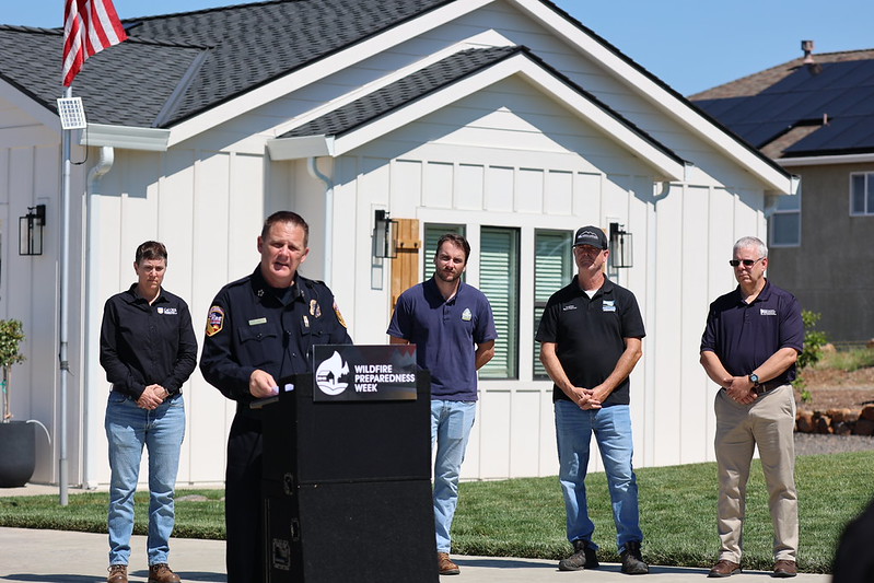 CAL FIRE leadership and partners at the Wildfire Preparedness Week event in Paradise