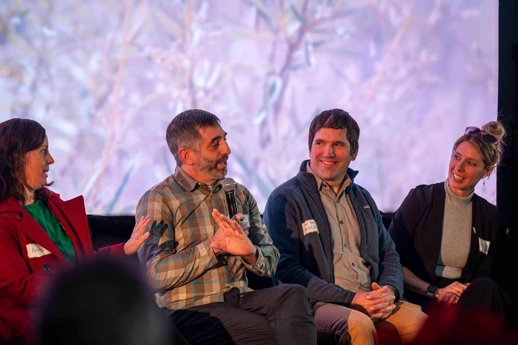 Summit attendees gather for discussions