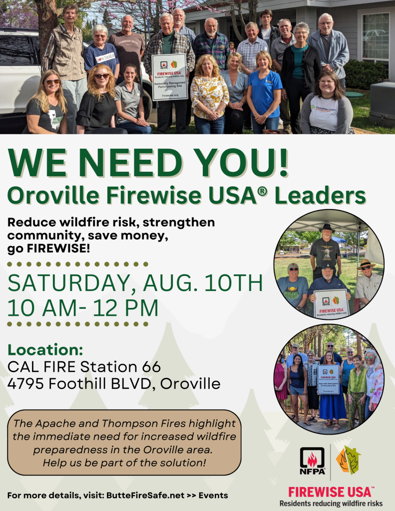 Oroville Firewise USA® Leadership Workshop - buttefiresafe.net