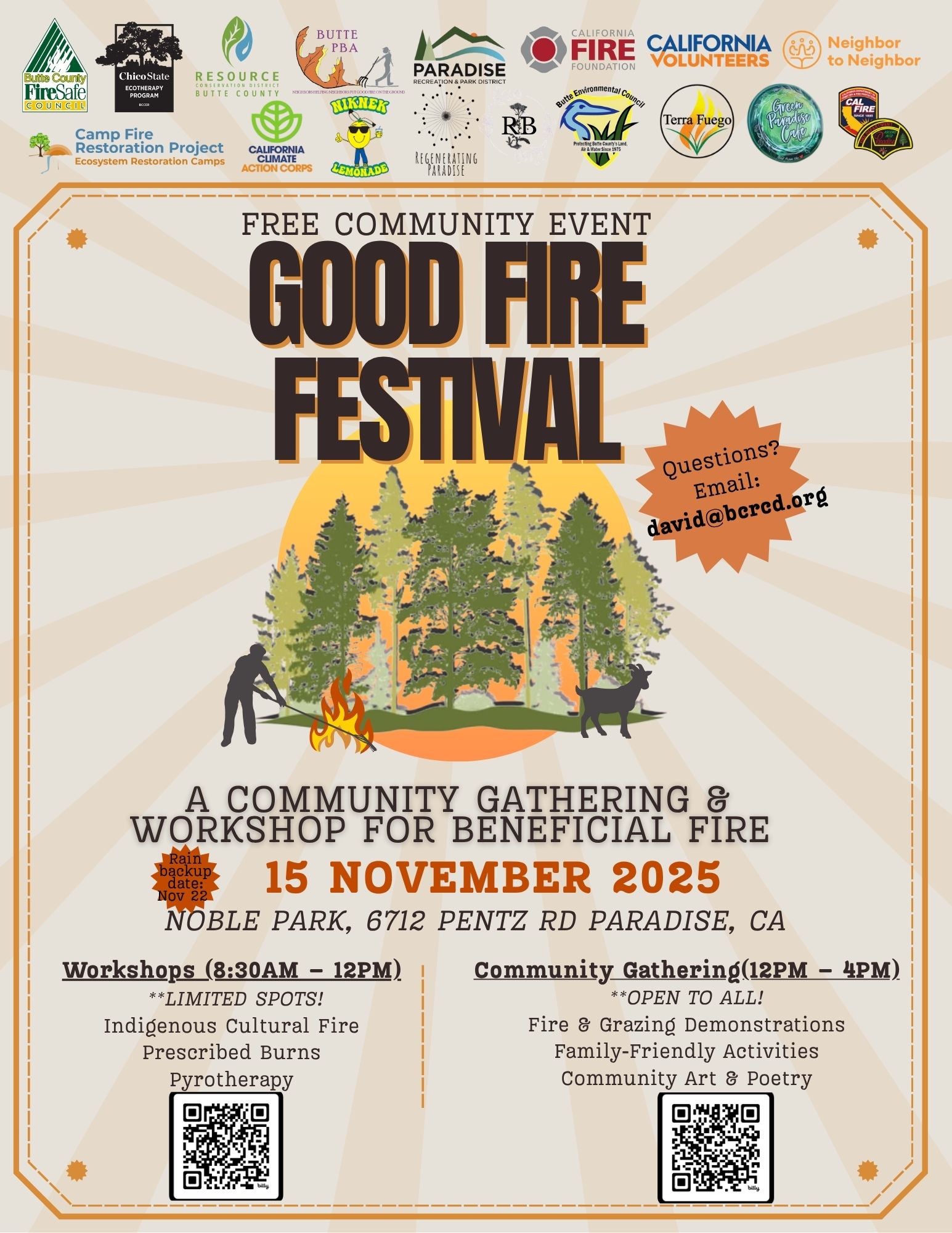 all logos Good Fire Festival 11.15.2025
