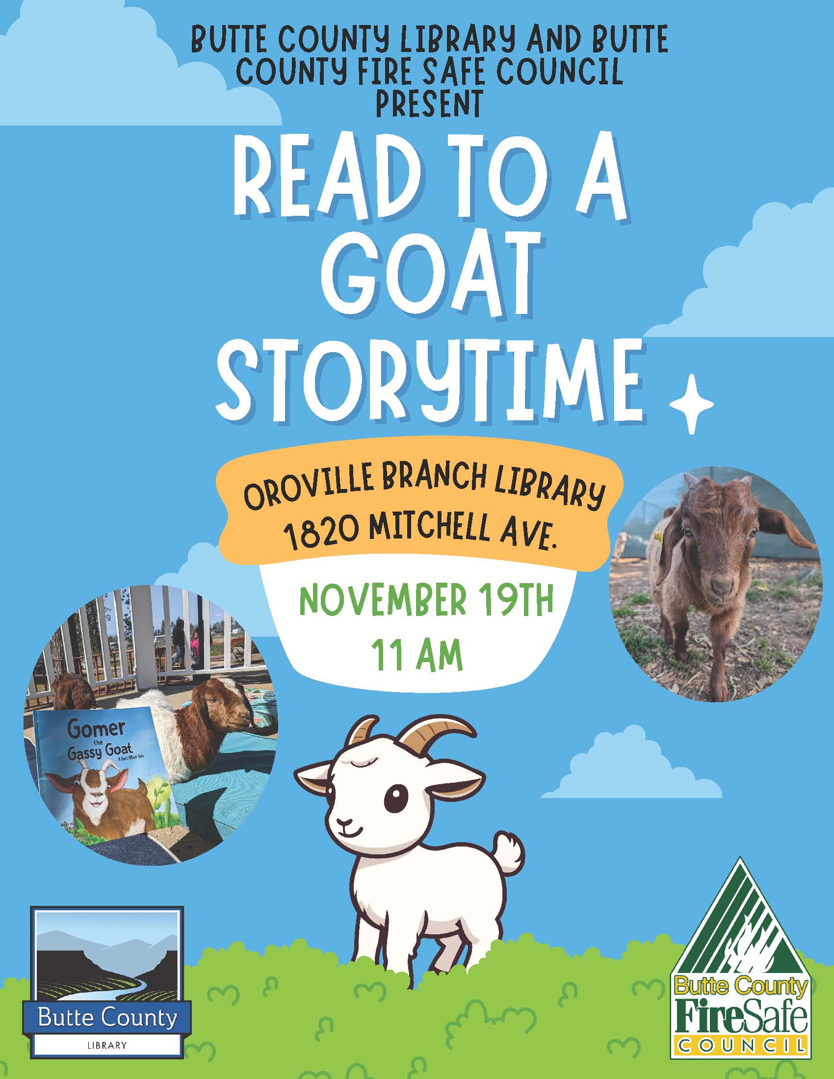 Read to a Goat-Oroville